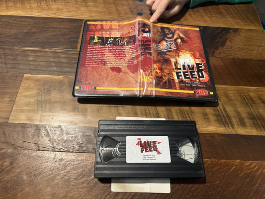 Live Feed (VHS, SRS Cinema, Clamshell, Ryan Nicholson Dusturbing Horror)