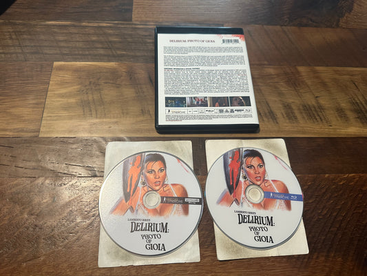 Delirium Photo of Gioia 4K Ultra HD/ Blu ray-Vinegar Syndrome-80’s Horror