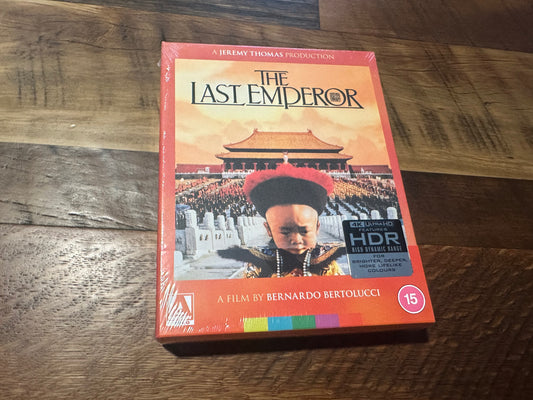 The Last Emperor 4K Ultra HD/Blu ray-Arrow Video-Region B-Limited Ed-NEW