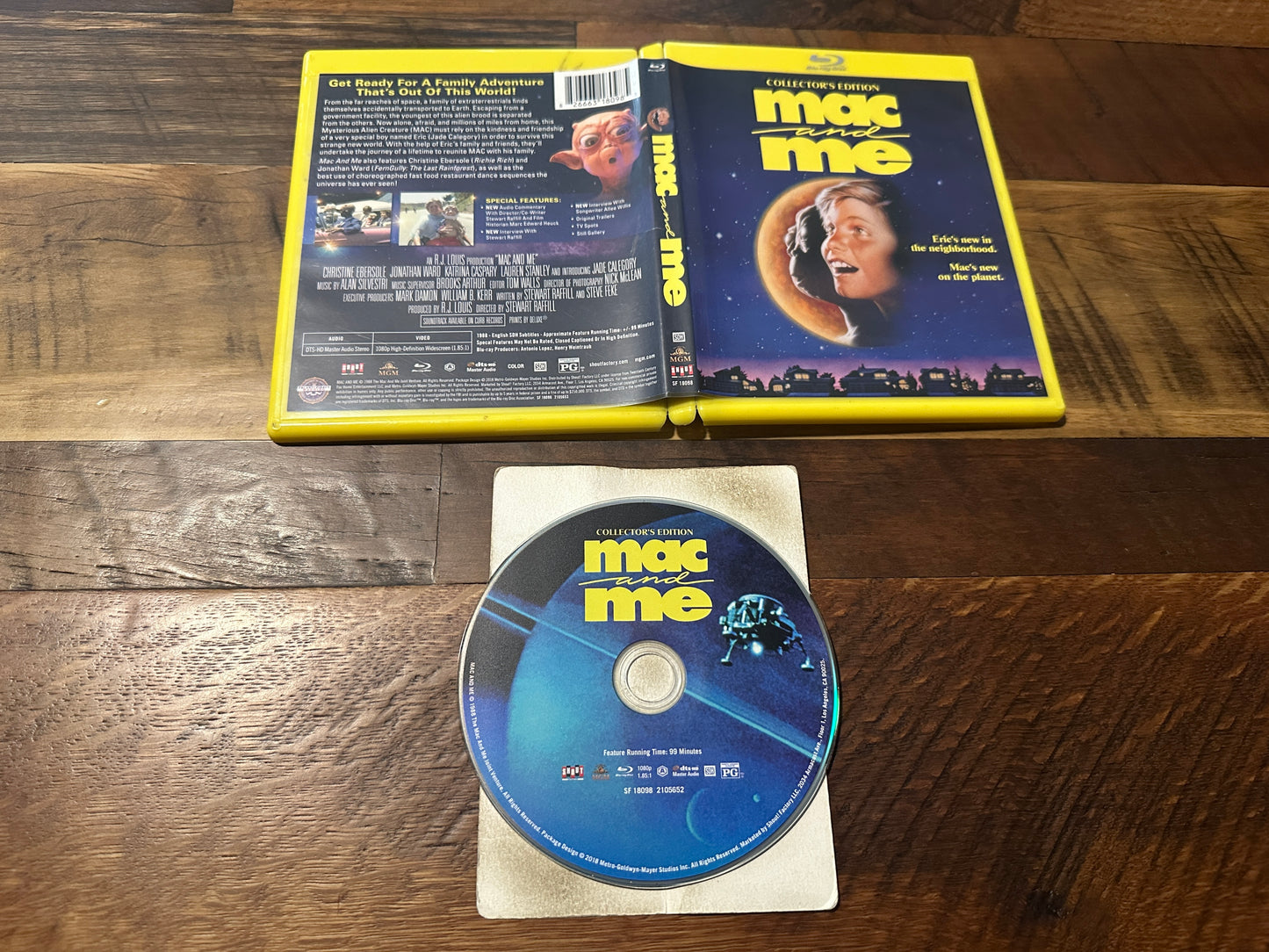 Mac And Me (Blu ray, Scream Factory, Collector’s Edition, 80’s Classic)
