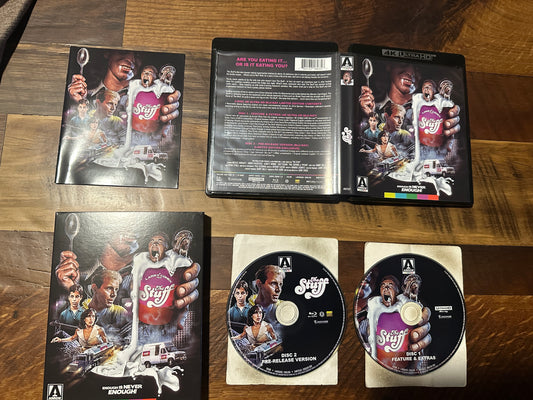 The Stuff (4K Ultra HD, Arrow Video, 80’s Horror, Booklet, Slipcover)