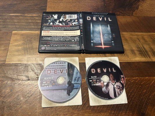 Devil 4K Ultra HD/Blu ray-Scream Factory-2 Disc-2010 Horror-Widescreen