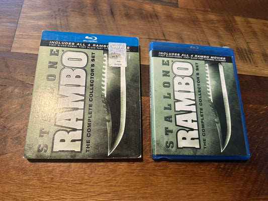 Rambo The Complete Collector’s Set-All 4 Rambo Movies-Rare Slipcover-