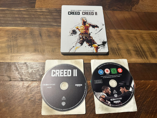 Creed & Creed II (2) (4K Ultra HD, Warner Bros, Import Steelbook, 2 Disc)