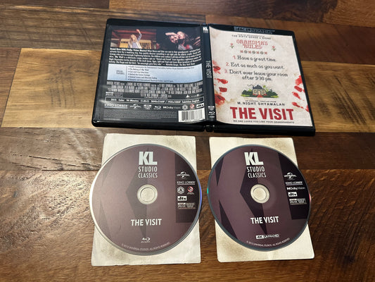 The Visit 4K Ultra HD/Blu ray-Kino Lorber-2015 Horror Classic-2 Disc