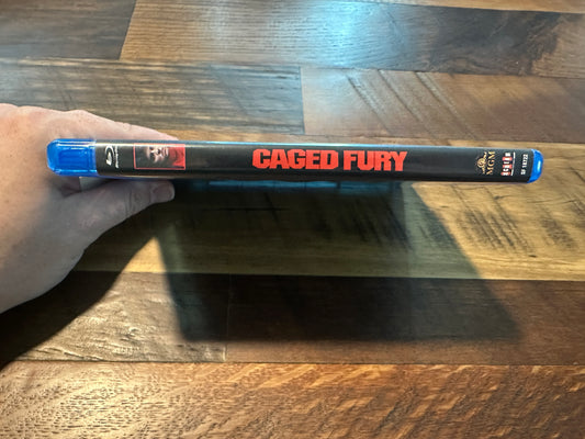 Caged Fury (Blu ray, Scream Factory, 90’s Classic, Widescreen)
