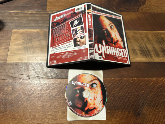 Unhinged DVD-Brentwood Home Video-80’s Horror Classic-