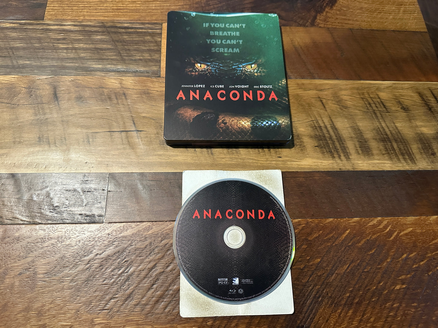Anaconda (Blu ray, Mill Creek Entertainment, Steelbook, Horror Classic)
