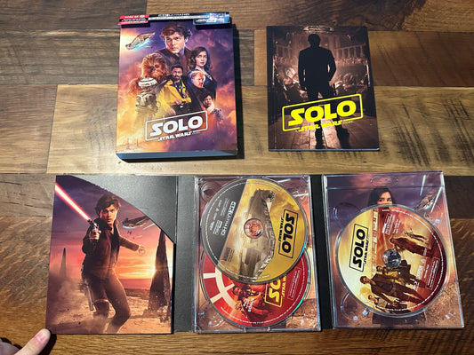 Star Wars Solo 4K Ultra HD/Blu ray-Walmart Exclusive-No Digital-