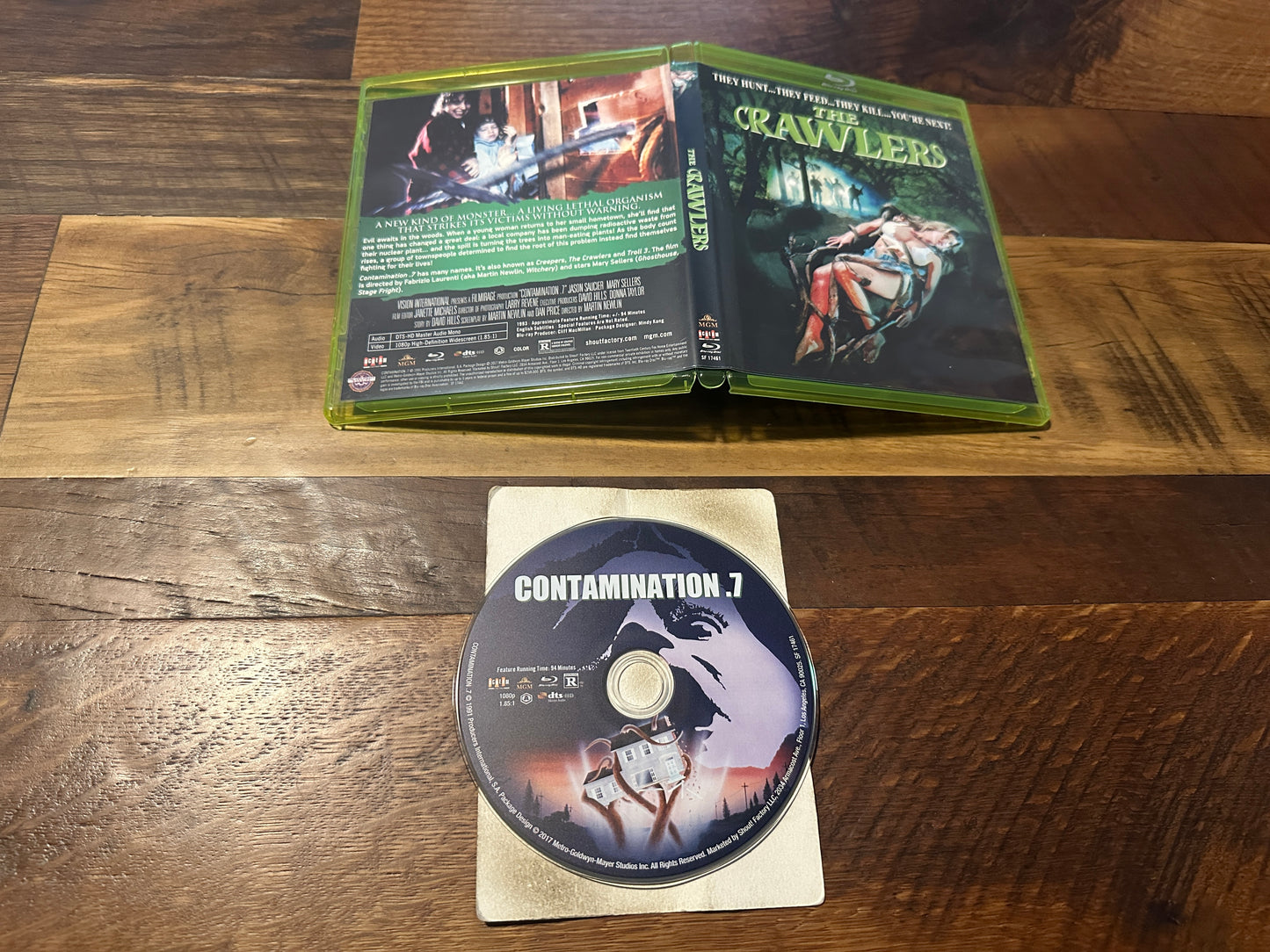 Contamination.7 (Blu ray, Scream Factory, 90’s Classic Horror, Widescreen)
