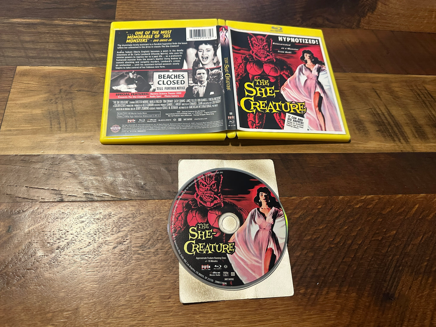 The She-Creature (Blu ray, Scream Factory, 50’s Horror Classic)