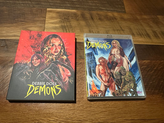 Debbie Does Demons (Blu ray - Vinegar Syndrome Partner Label - Rare Slipcover - NEW/Sealed)