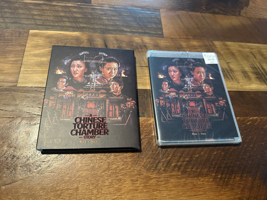 Chinese Torture Chamber Story 1 & 2 (Blu ray, Vinegar Syndrome, Slipcover, NEW)
