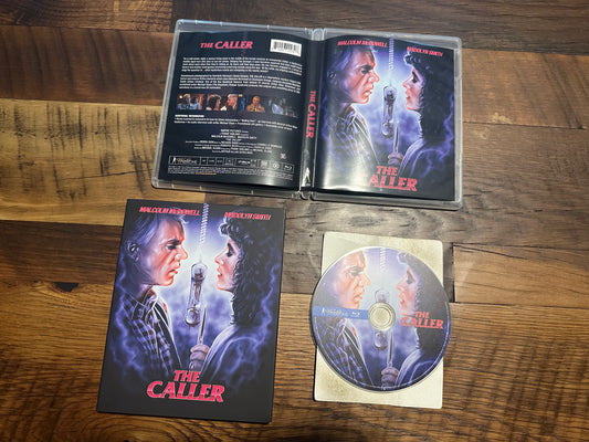 The Caller Blu ray-Vinegar Syndrome-Slipcover-80’s Horror-Widescreen-