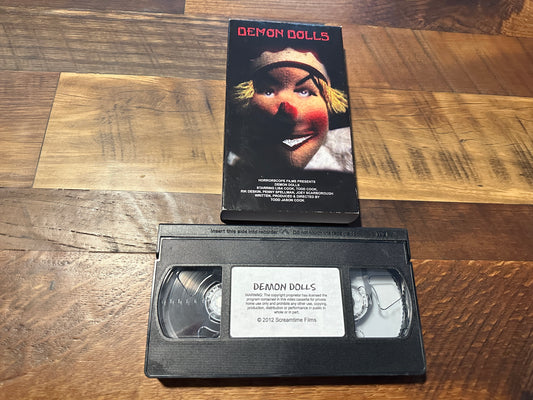 Demon Dolls VHS-Screamtime Films-90’s Low Budget Horror-Slipcase-