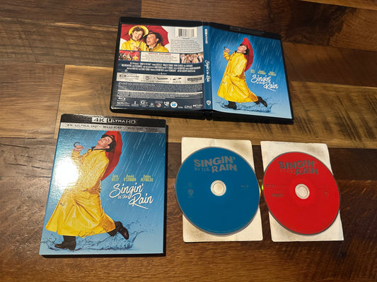 Singin’ In The Rain 4K Ultra HD/Blu ray-Warner Bros-Slipcover-No Digital-