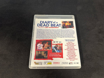 Diary of a Dead Beat The Story of Jim VanBebber (Blu ray, Massacre Video, Rare)