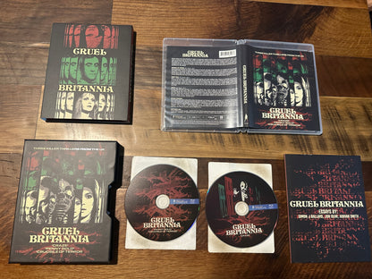 Cruel Britannia (Blu ray,Vinegar Syndrome, Hard Slipcover, Booklet)