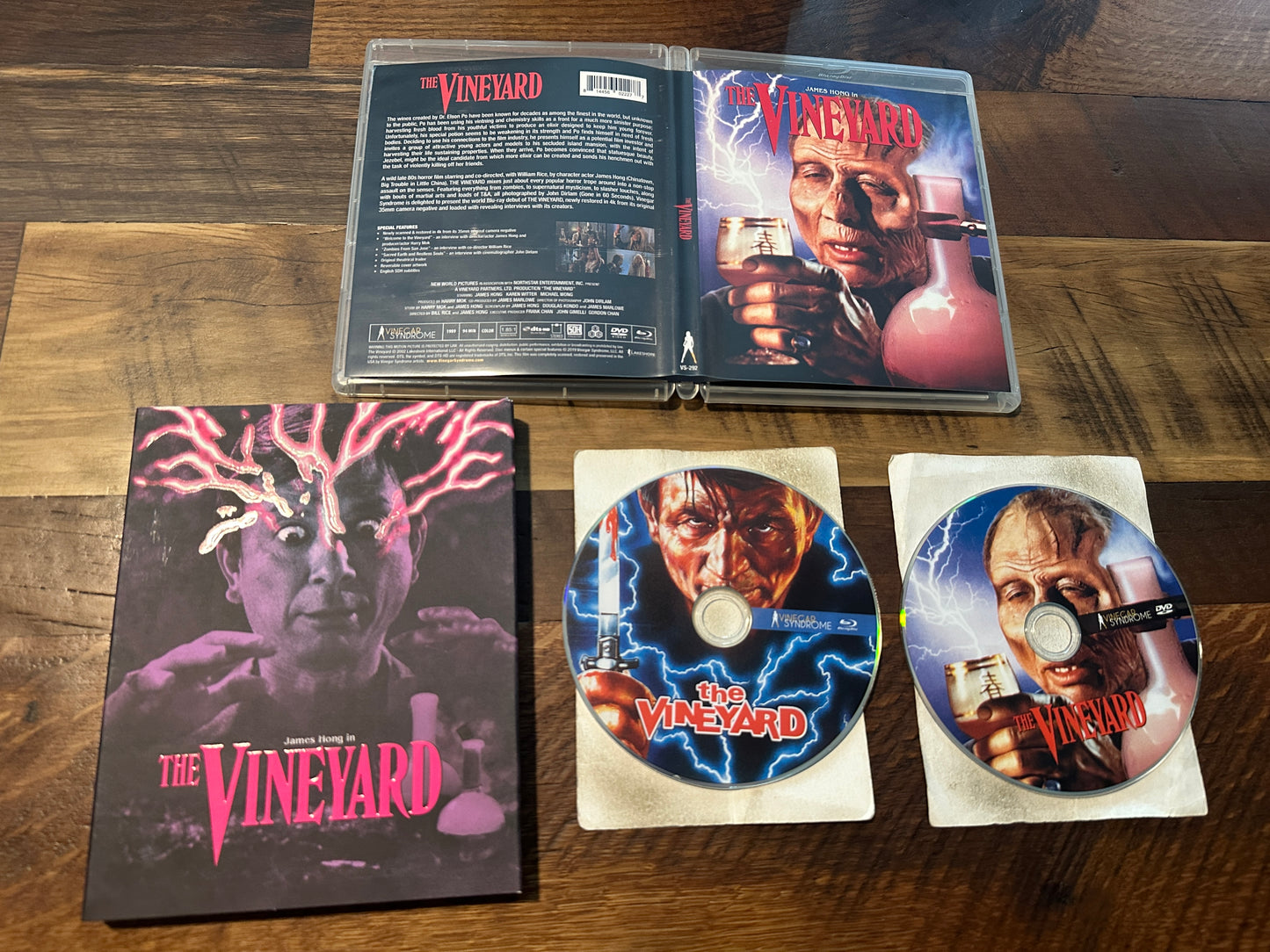 The Vineyard (Blu ray, Vinegar Syndrome, Slipcover, 80’s Horror Classic)