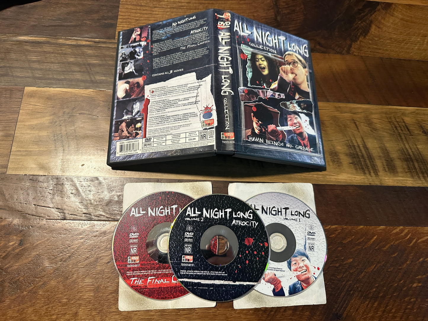 All Night Long Collection (DVD, Tokyo Shock, 3 Disc, Disturbing Horror)