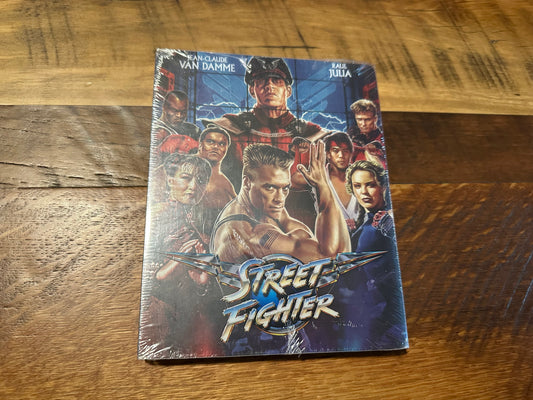 Street Fighter Blu ray-Mill Creek Ent-Steelbook-Slipcover-NEW/Sealed