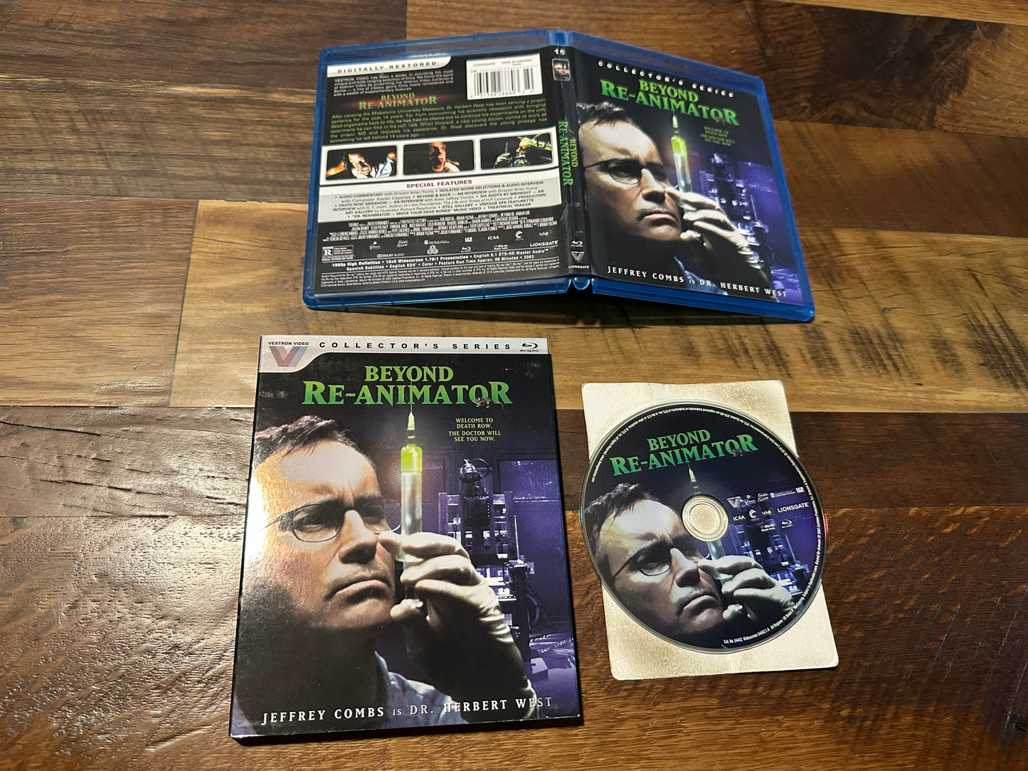 Beyond Re-Animator (Blu ray, Vestron Video, Slipcover, Collector)