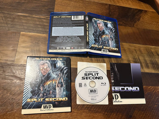 Split Second (Blu ray, MVD Rewind-m, Slipcover, Rutger Hauer Classic)