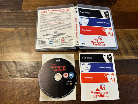 The Manchurian Candidate Blu ray/DVD-Arrow Video-Special Ed-Region B
