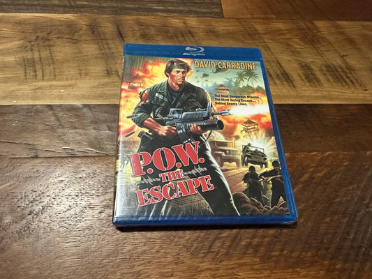 P.O.W. the Escape (Blu ray, Scorpion Releasing, 80’s Classic, NEW)