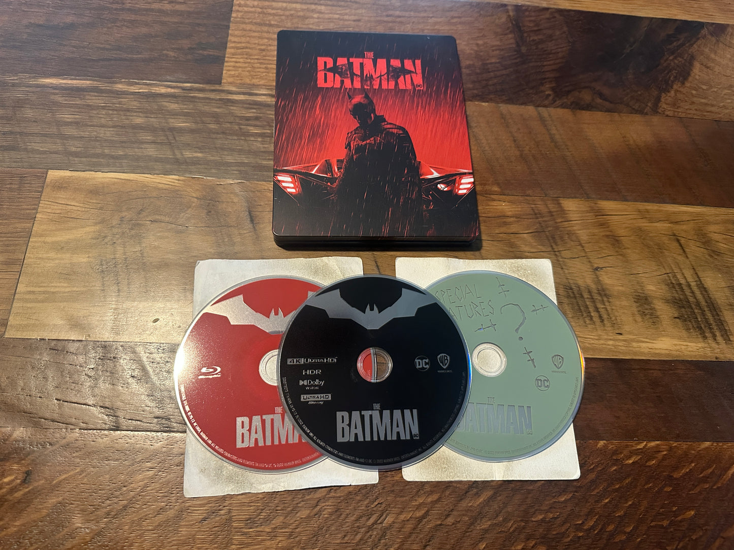 The Batman (4K Ultra HD/Blu ray, Best Buy, Steelbook, 3 Disc, No Digital)