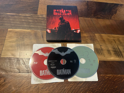 The Batman (4K Ultra HD/Blu ray, Best Buy, Steelbook, 3 Disc, No Digital)