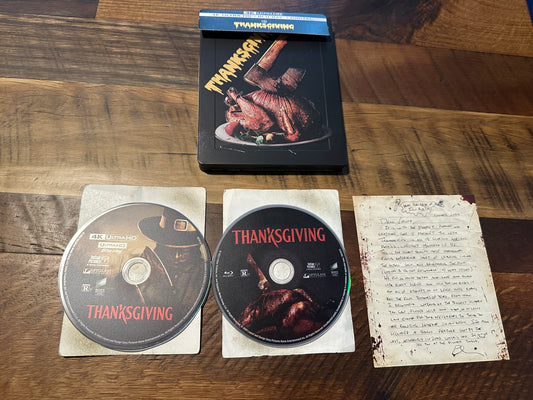 Thanksgiving 4K Ultra HD/Blu ray-Steelbook-Sony Picture-No Digital-