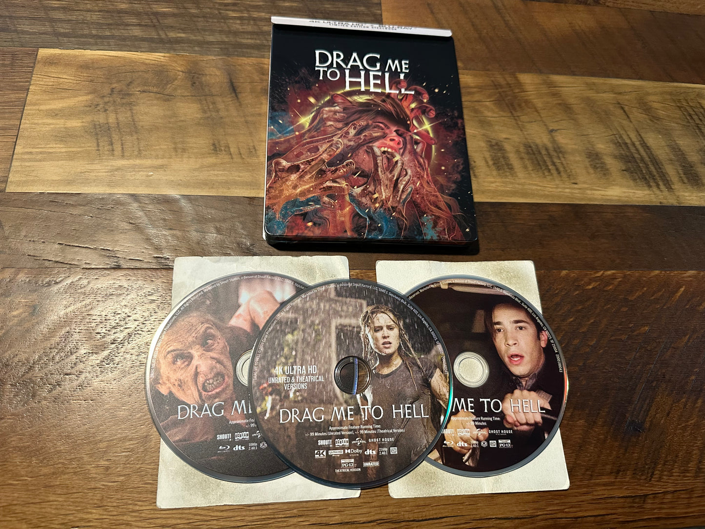 Drag Me To Hell 4K Ultra HD/Blu ray-Scream Factory-Steelbook-