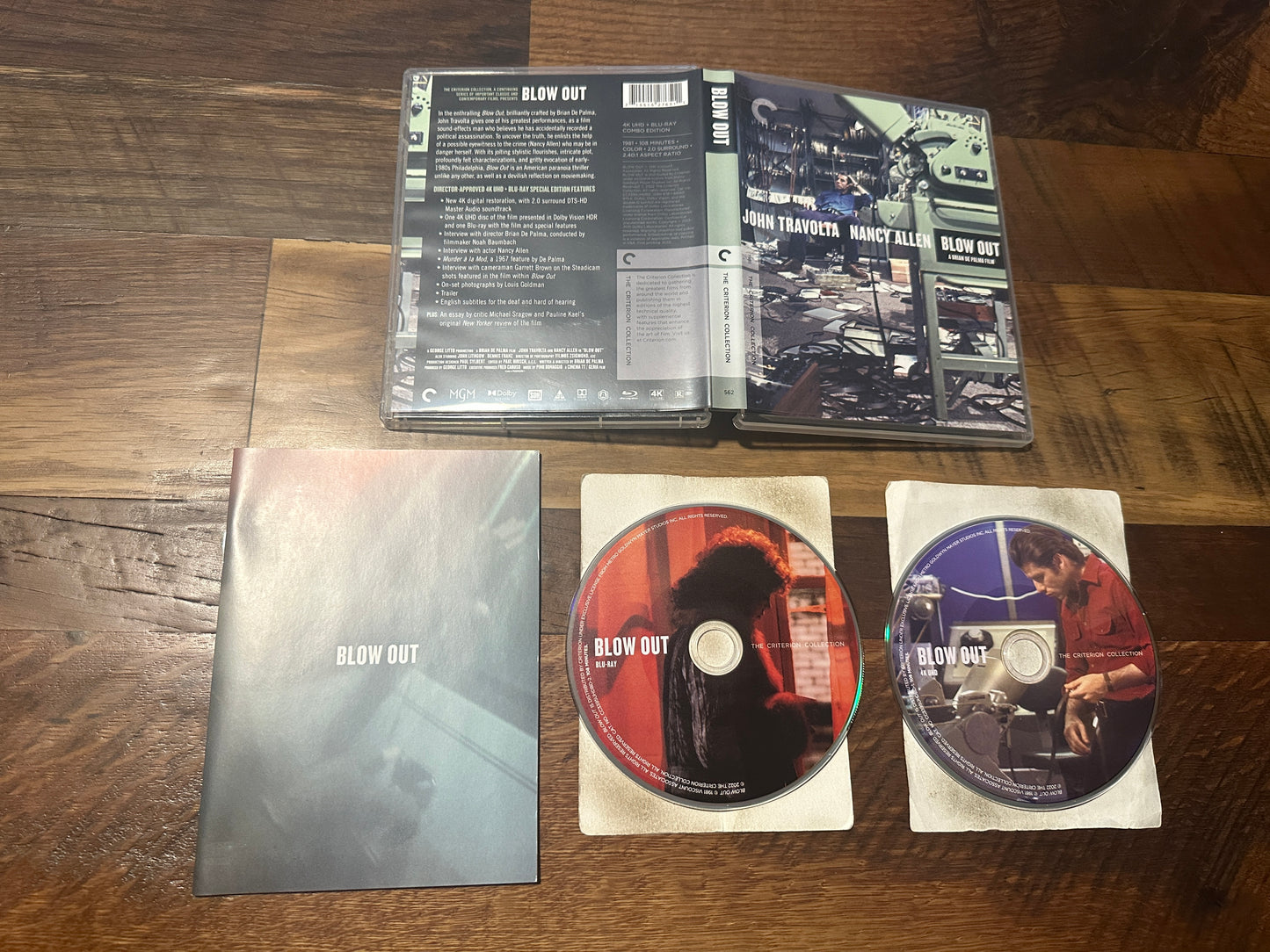 Blow Out (4K Ultra HD/Blu ray, Criterion Collection, Special Edition)