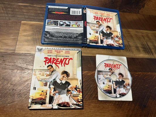 Parents Blu ray-Vestron Video-Slipcover-Collector’s Series-Randy Quaid-
