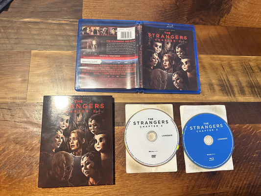 The Strangers Chapter 2 (Blu ray/ DVD, Lionsgate, Slipcover, No Digital)
