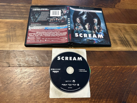 Scream 2021 4K Ultra HD-Paramount-Horror Classic-No Digital