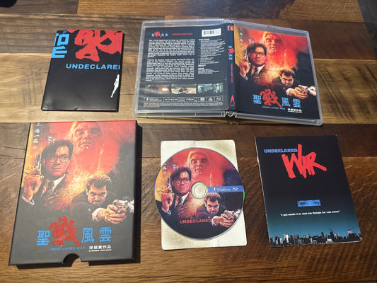 Undeclared War Blu ray*Vinegar Syndrome*Slipcover*5000 Made*Poster & Booklet*