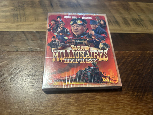The Millionaires Express (Blu ray, Eureka Ent, Slipcover, Region B, NEW)