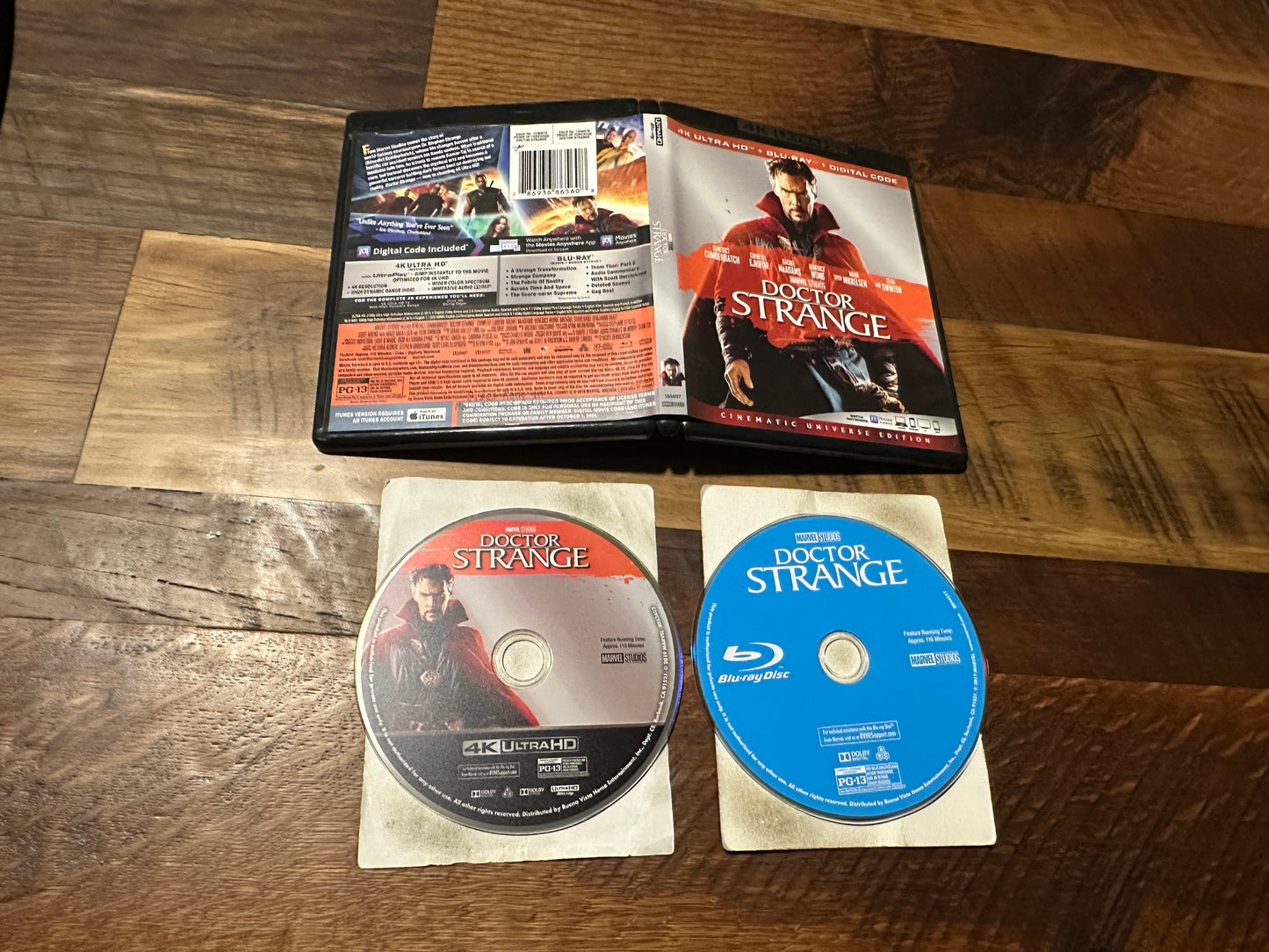 Doctor Strange 4K Ultra HD/Blu ray, 2 Disc, Marvel Studios, No Digital)