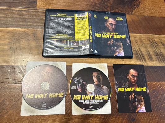 No Way Home Blu ray/CD*Severin Films*90's Horror*2 Disc*Rare*OOP*