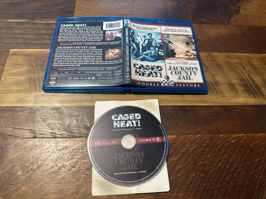 Caged Heat! & Jackson County Jail Blu ray-Scream Factory-Double Feature-