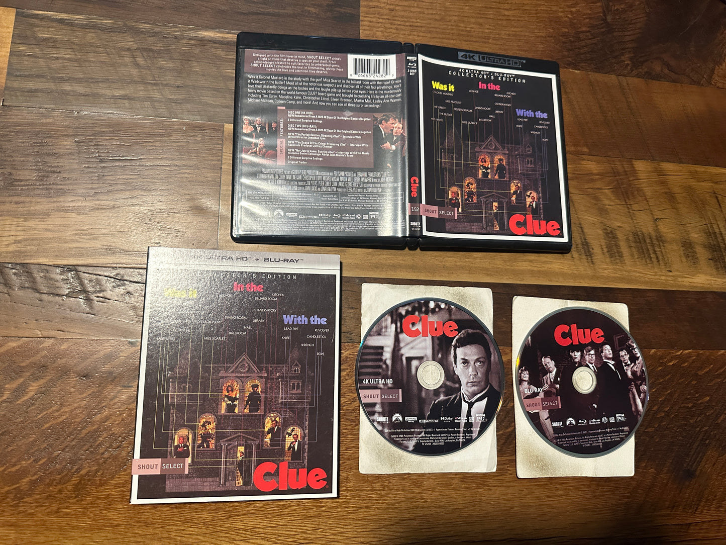 Clue (4K Ultra HD/Blu ray, Collector’s Edition, 2 Disc, Slipcover)