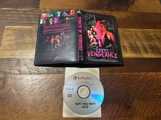 Streets Of Vengeance (DVD-R, A & P Productions, Cast Signed, Rare)
