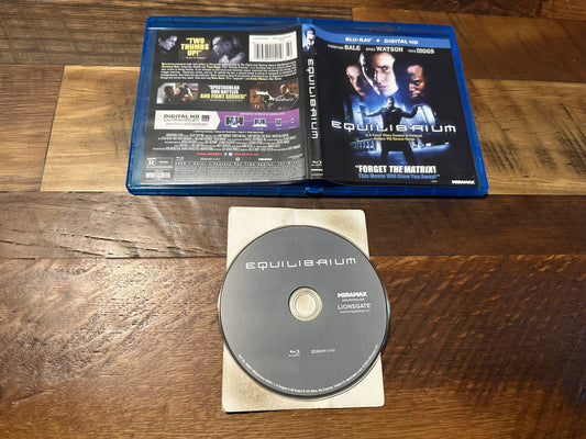 Equilibrium Blu ray-Lionsgate-2002 Classic-No Digital-