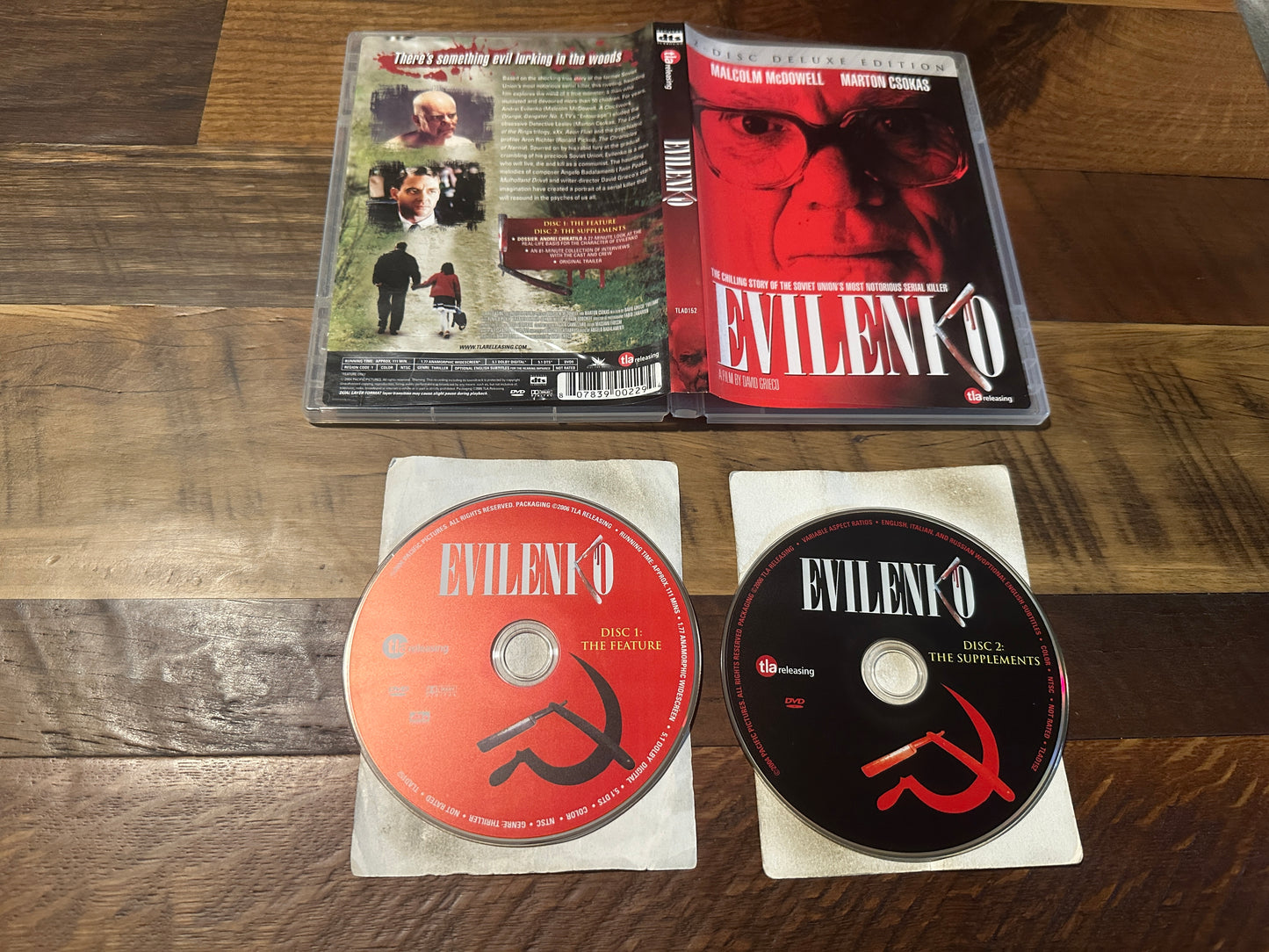 Evil Enko (DVD, TLA Releasing, 2 Disc Deluxe Edition, Malcolm McDowell)