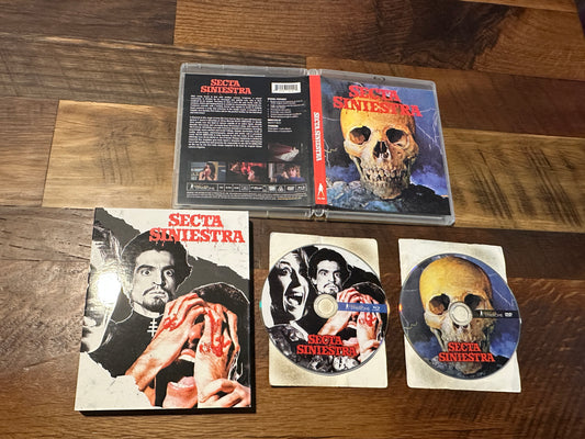 Secta Siniestra (Blu ray/DVD, Vinegar Syndrome, Slipcover, 80’s Horror Classic)