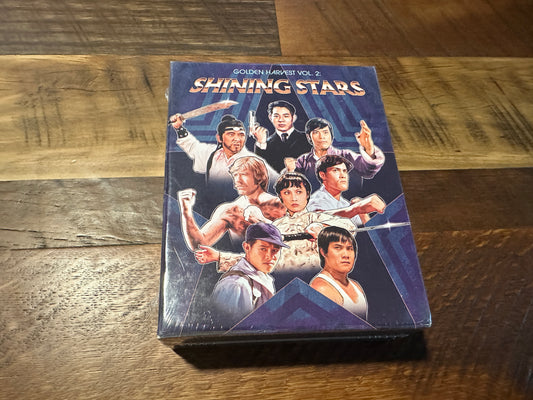 Golden Harvest Vol 2 Shining Stars (Blu ray, Shout Studios, Boxset, NEW)