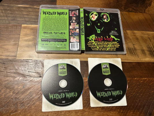 Wicked World Blu ray/DVD-AGFA-90’s Horror Classic-2 Disc