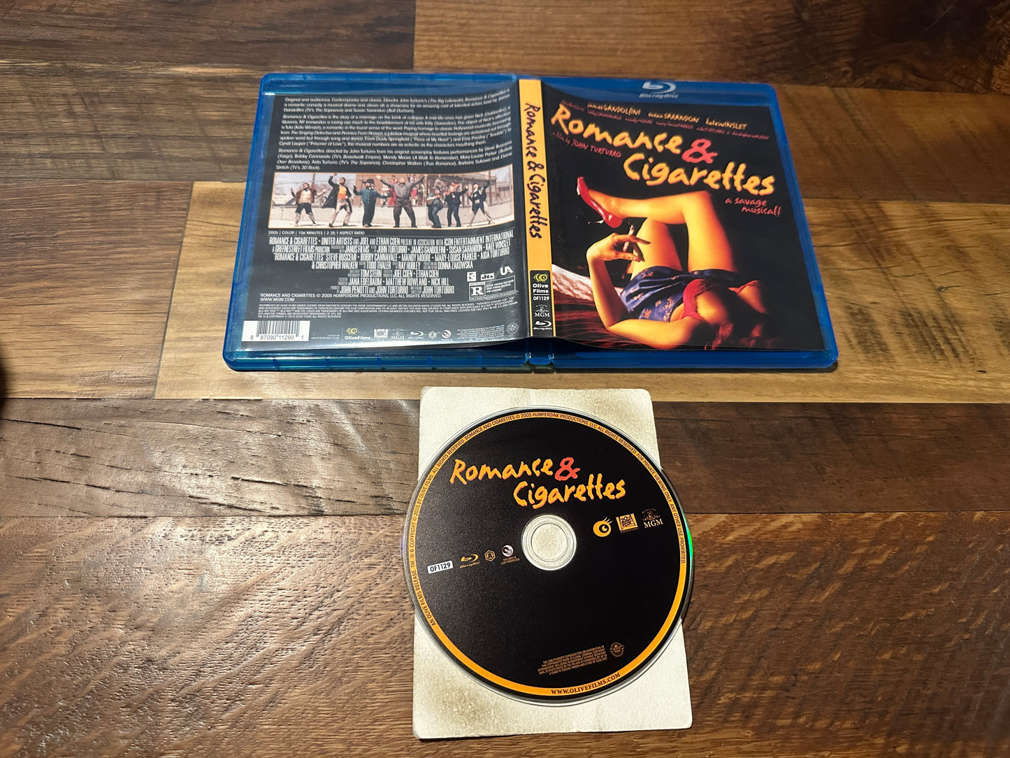 Romance & Cigarettes (Blu ray, Olive Films, 2005 Classic, John Turturro)